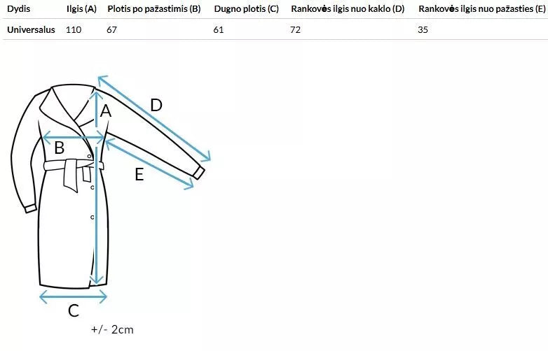 Moteriška dygsniuota ilga ruda striukė Bren