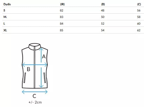 Moteriška auksinės spalvos liemenė Moon