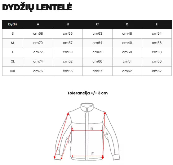 Vyriška juoda žieminė striukė Arte