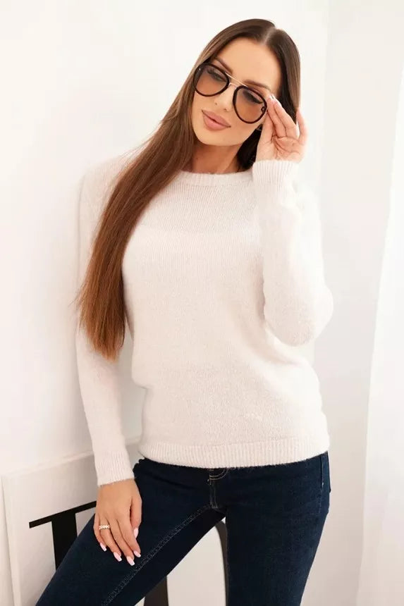 Moteriškas šviesiai rusvas megztinis Arol