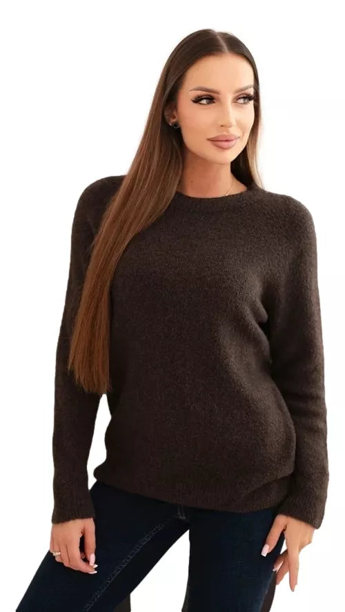 Moteriškas rudas megztinis Arol