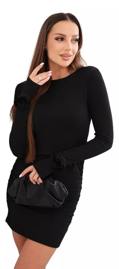 Moteriška juodos spalvos suknelė Anit