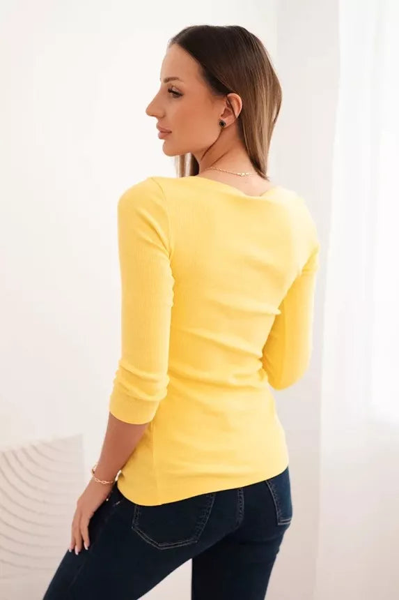 Moteriška geltona palaidinė Carla