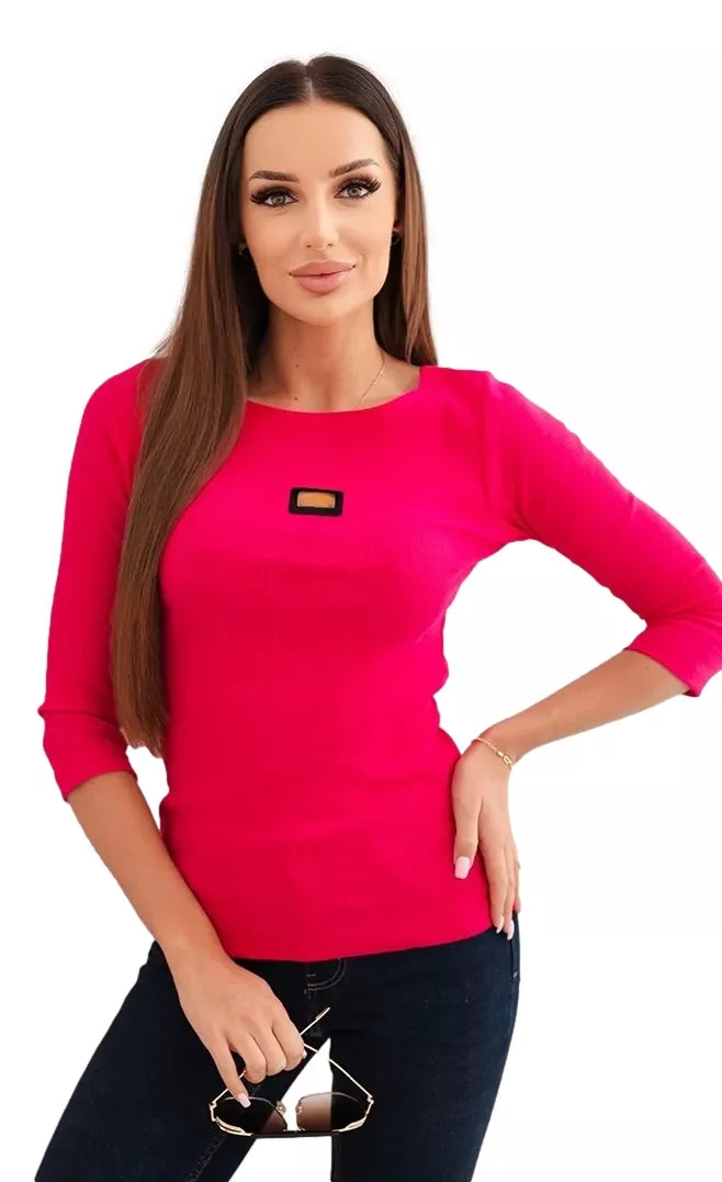 Moteriška ryškiai rožinė palaidinė Carla