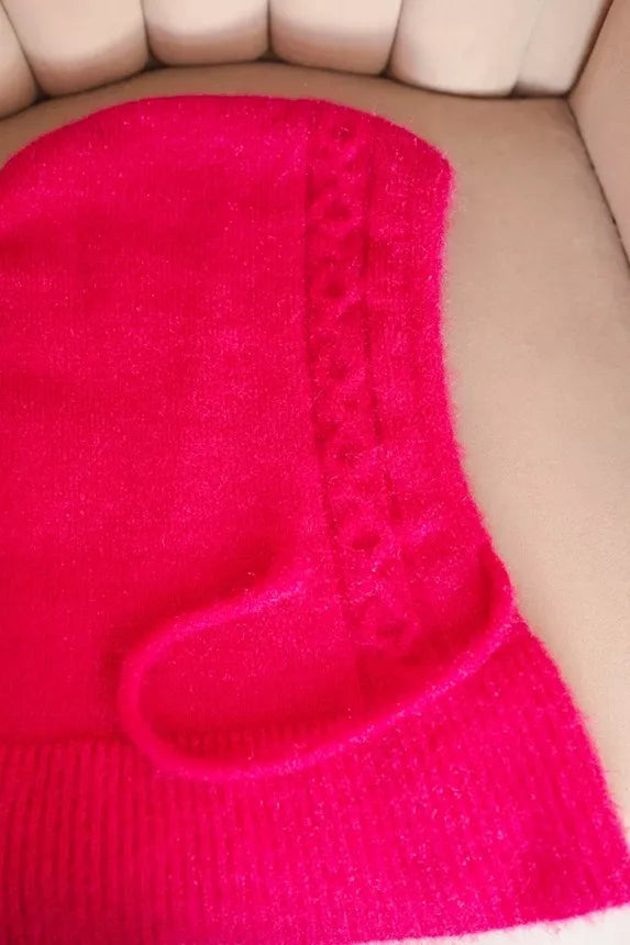 Moteriška ryškiai rožinė kepurė Berlin