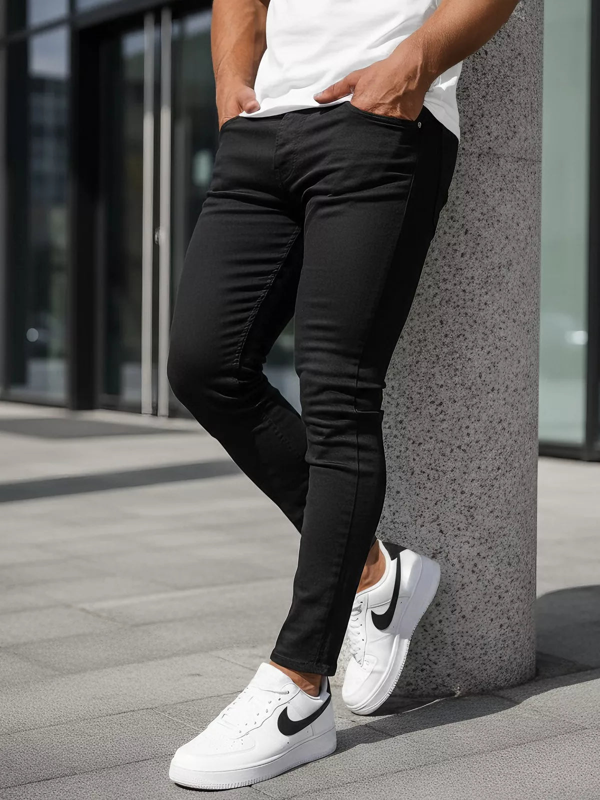 Džinsai juodos spalvos Eimit