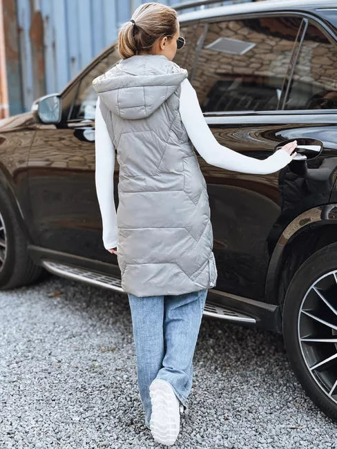 Moteriška ilga pilka liemenė Lucy