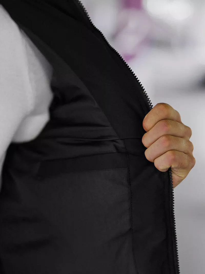 Vyriška juoda žieminė striukė Rock