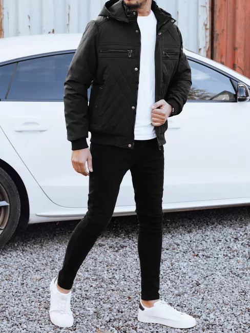 Vyriška juoda striukė Kuder