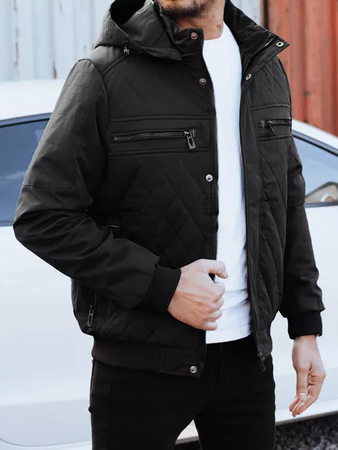 Vyriška juoda striukė Kuder