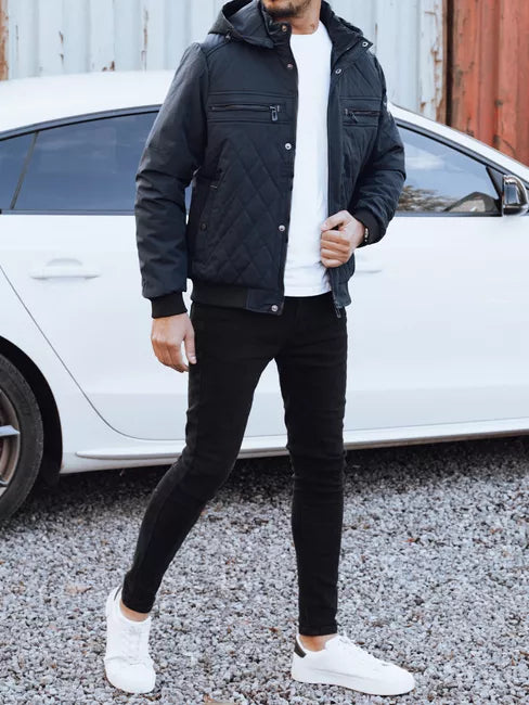 Vyriška tamsiai mėlyna striukė Kuder