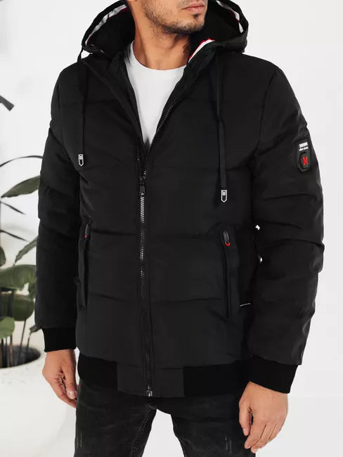 Vyriška juoda žieminė striukė Scot