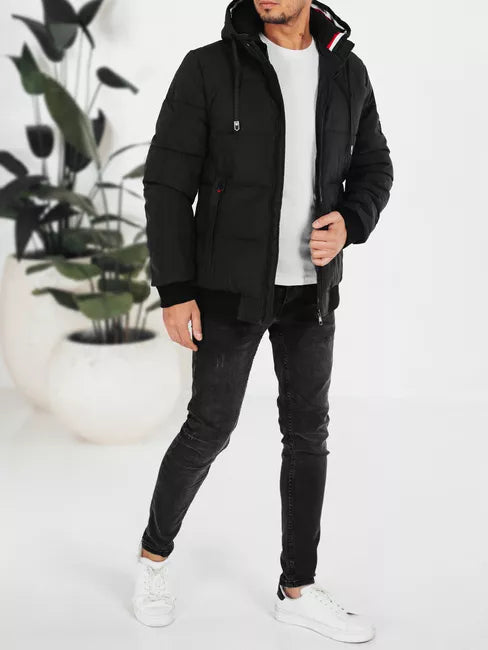 Vyriška juoda žieminė striukė Scot