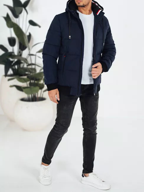 Vyriška tamsiai mėlyna žieminė striukė Scot