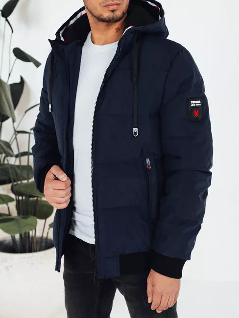 Vyriška tamsiai mėlyna žieminė striukė Scot