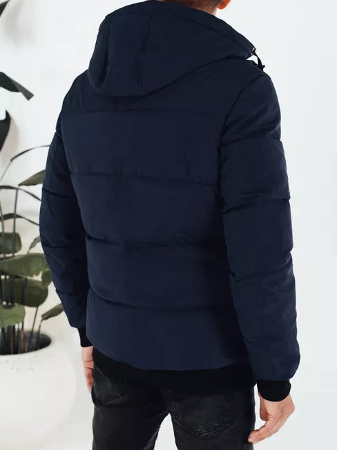 Vyriška tamsiai mėlyna žieminė striukė Scot