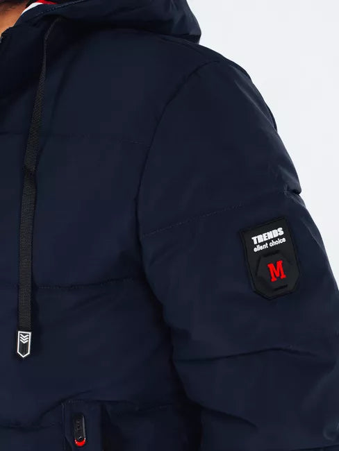 Vyriška tamsiai mėlyna žieminė striukė Scot