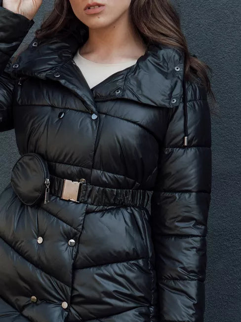 Moteriška juoda striukė Bloom