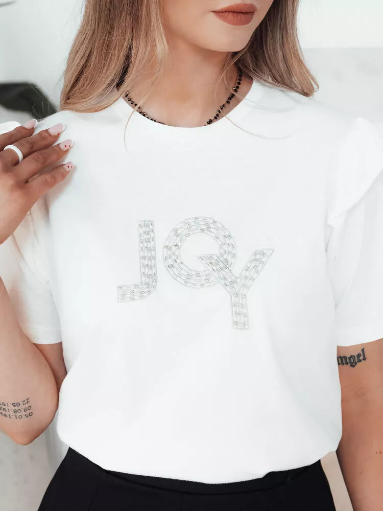 Moteriški balti marškinėliai Lyse