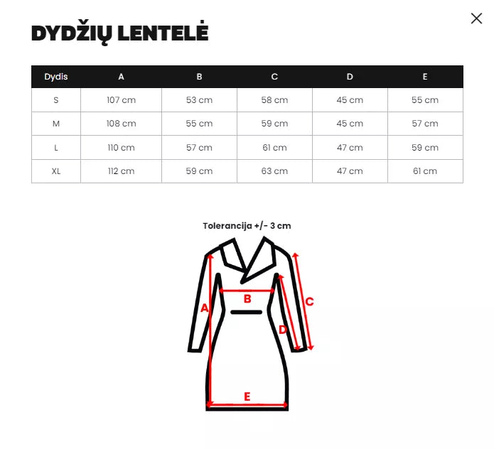 Juoda moteriška dygsniuota žieminė striukė Coco