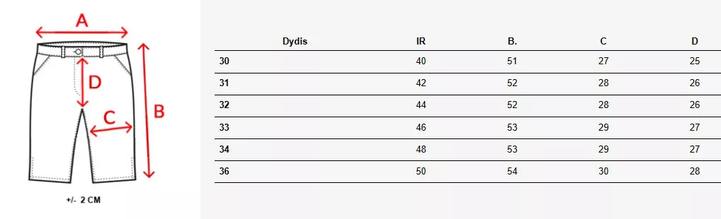 Vyriški šviesiai mėlyni džinsiniai šortai Jack