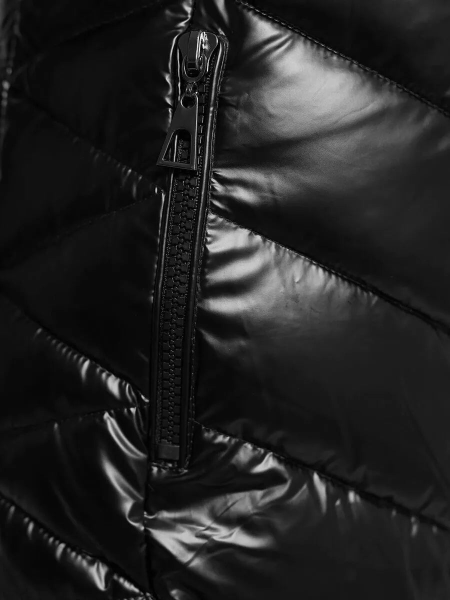 Juoda Žieminė moteriša striukė Marisa