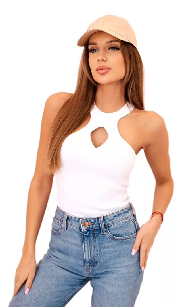 Moteriška balta palaidinė Krosy