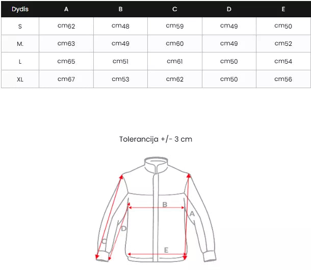 Moteriška raudonos spalvos striukė Albi
