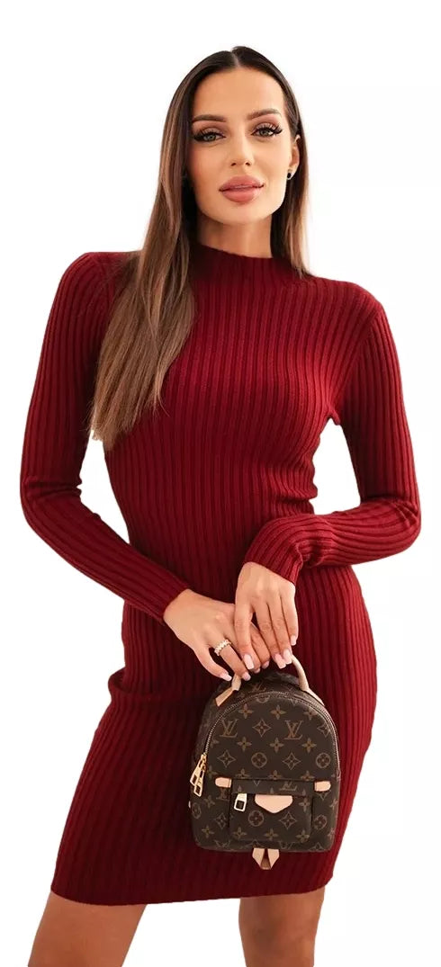 Moteriška bordo suknelė Laris