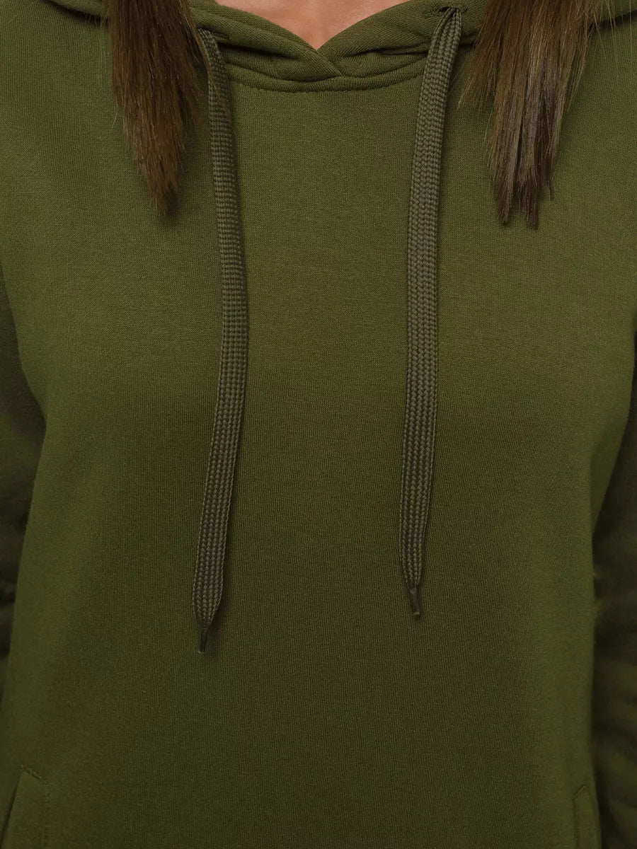 Moteriška chaki suknelė su gobtuvu Margaret