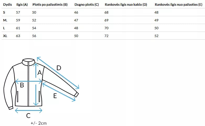 Moteriška juoda žieminė striukė Glam