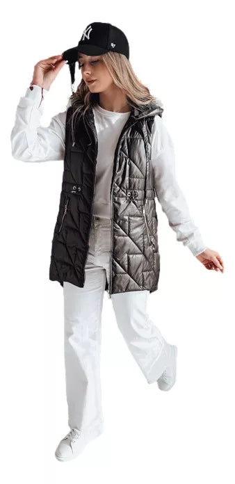 Moteriška juodos spalvos liemenė Demak