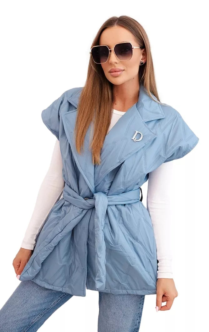 Moteriška mėlynos spalvos liemenė Dion