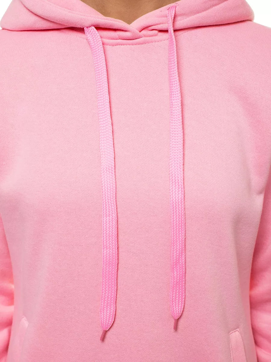 Moteriška šviesiai rožinė suknelė su gobtuvu Margaret