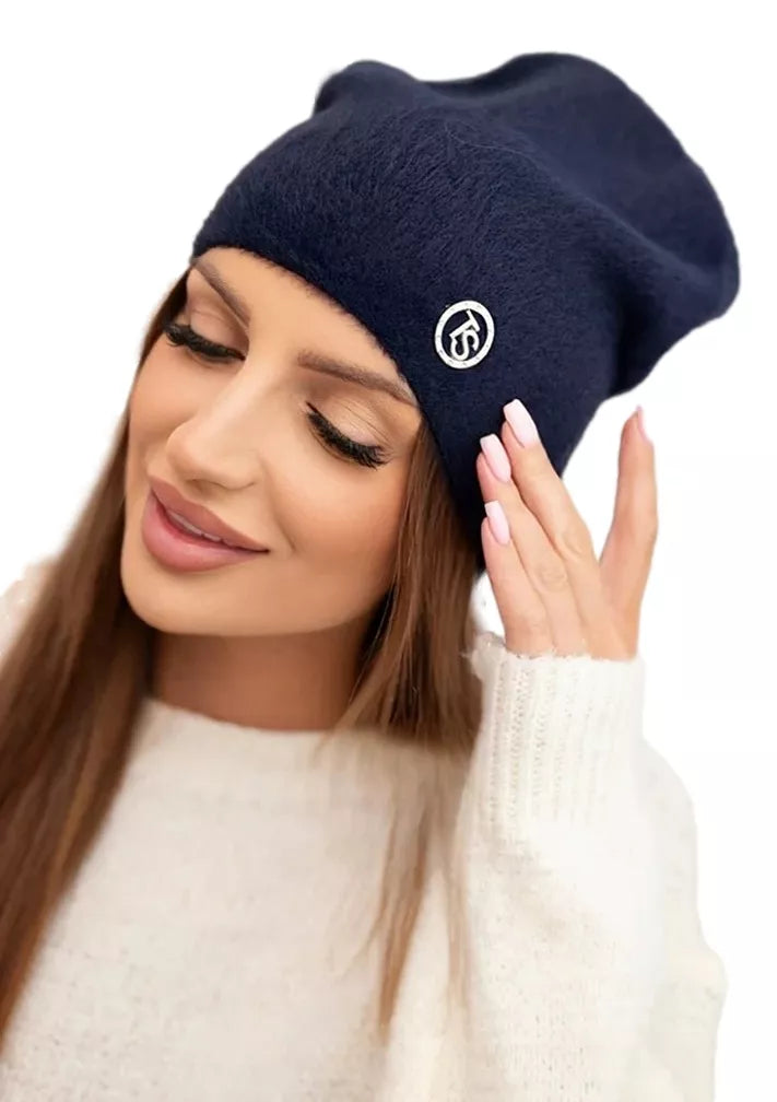 Moteriška tamsiai mėlynos spalvos kepurė Ronda