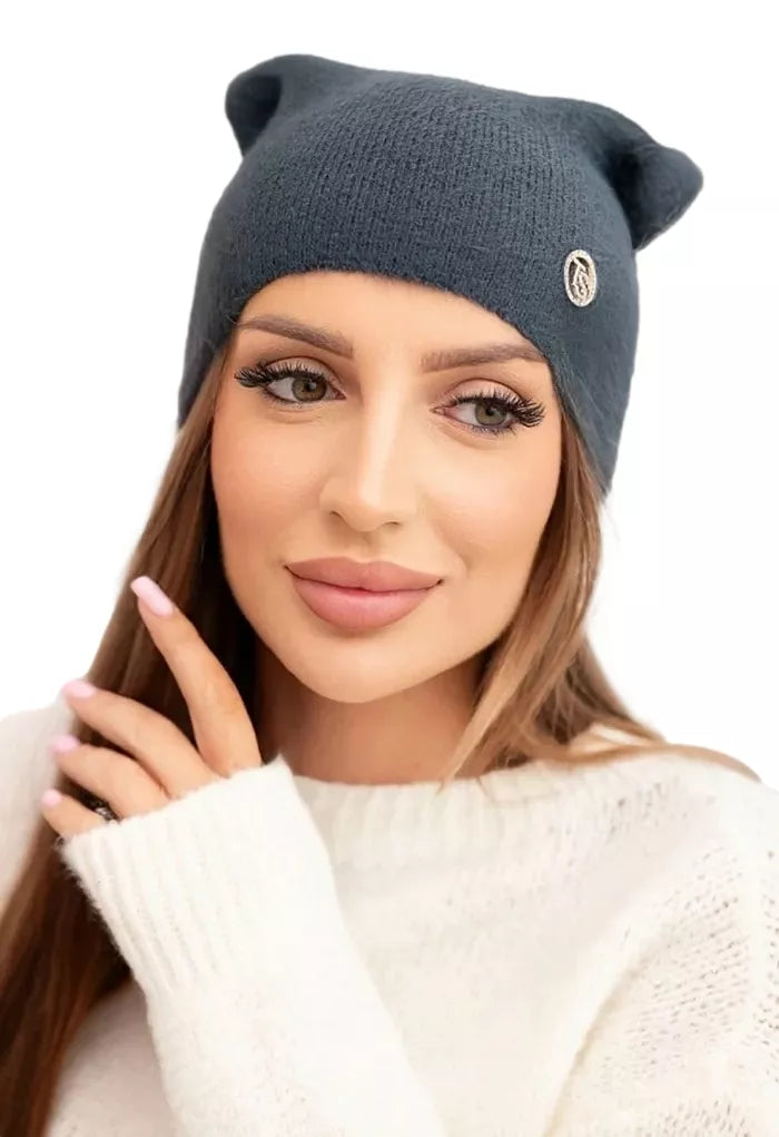 Moteriška tamsiai pilkos spalvos kepurė Ronda