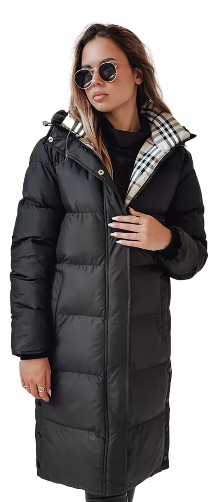 Moteriška žieminė juodos spalvos striukė Bren