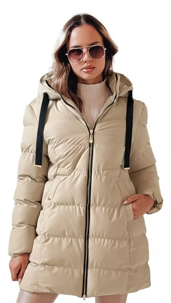 Moteriška žieminė rusva striukė Gabriel