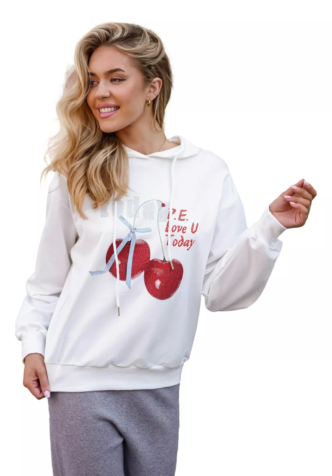 Moteriškas baltas džemperis Today