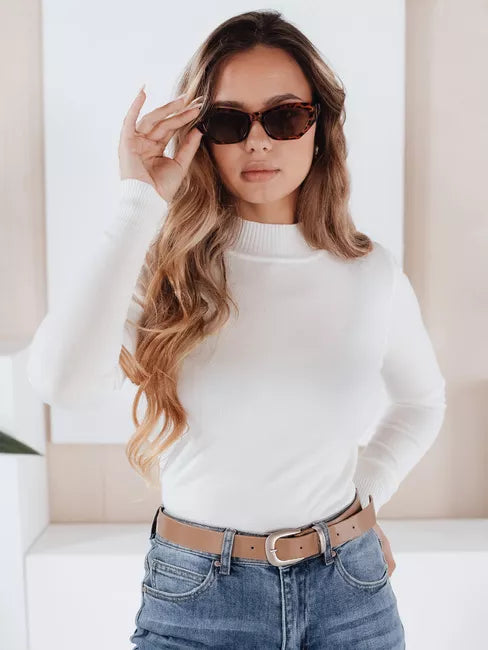 Moteriškas baltas megztinis Lena