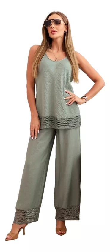 Moteriškas chaki spalvos komplektas Astro