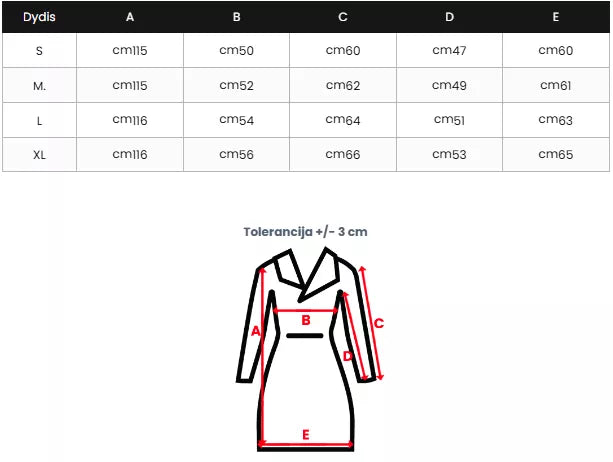 Moteriškas dygsniuotas rudos spalvos striukė Charlot