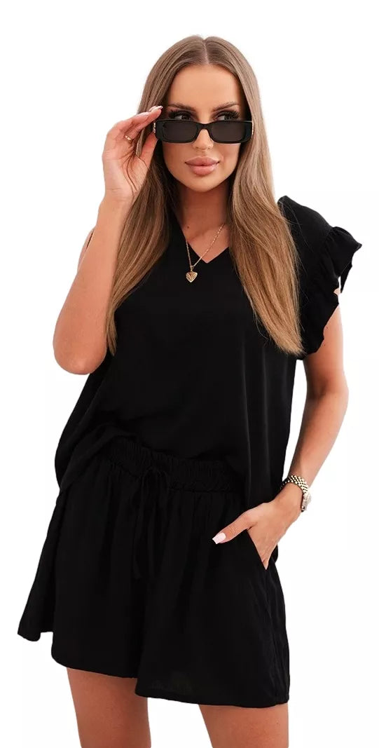 Moteriškas juodas komplektas Adelain