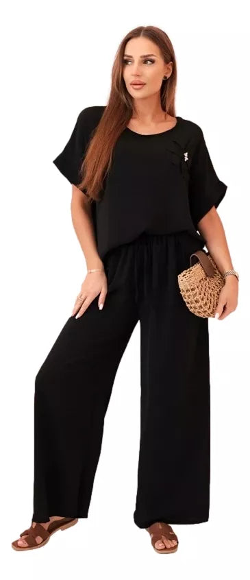 Moteriškas juodas komplektas Loren