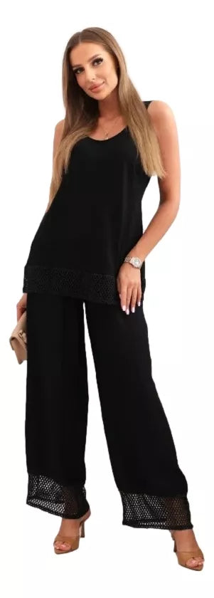 Moteriškas juodos spalvos komplektas Astro