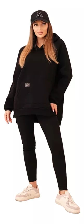 Moteriškas juodos spalvos kompleltas Solar