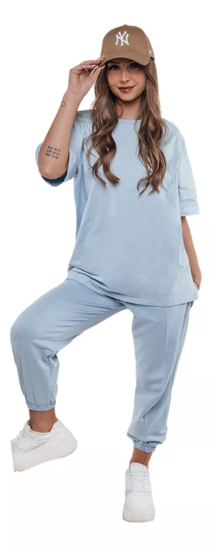 Moteriškas mėlynos spalvos komplektas Indrel