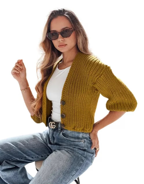 Moteriškas oranžinis megztinis Lorel