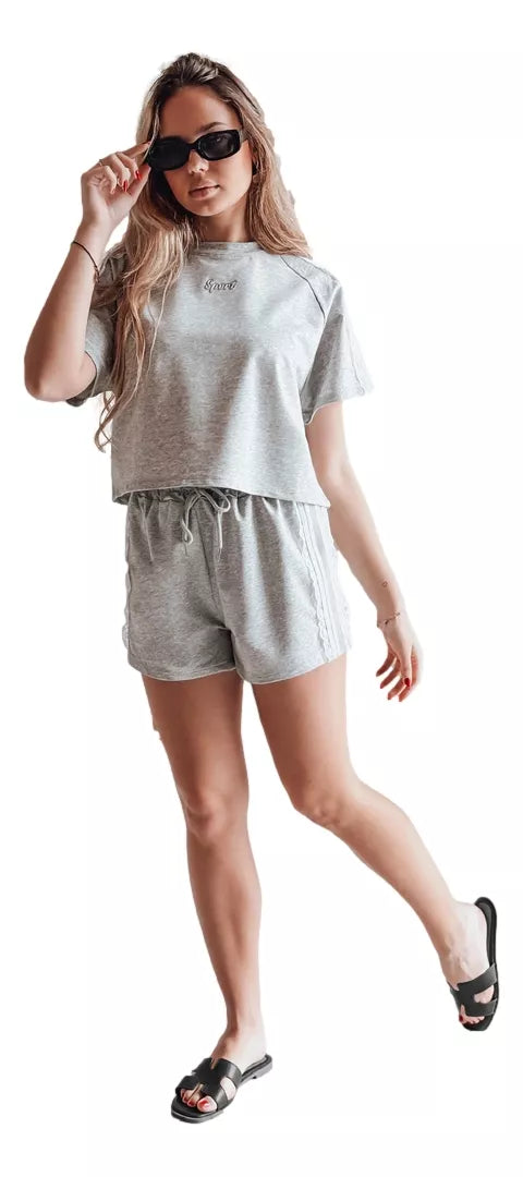 Moteriškas pilkas komplektas Sport