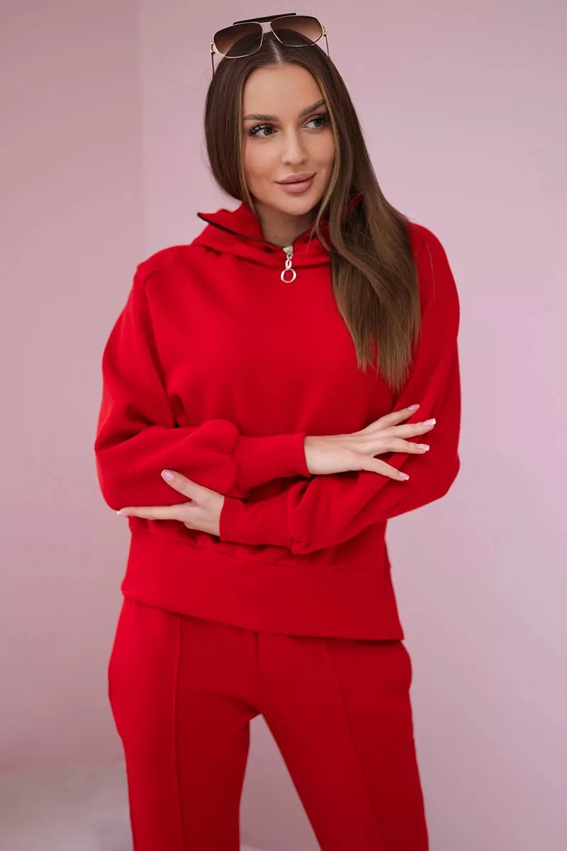 Moteriškas raudonas komplektas First